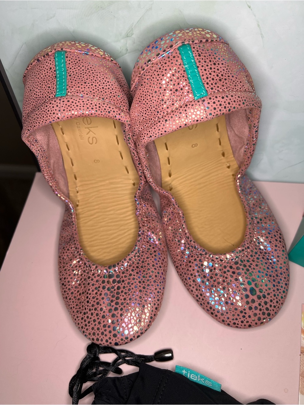 EXCLUSIVE Tieks by Gavrieli Fairy Dust Size 8 SHOES ONLY!